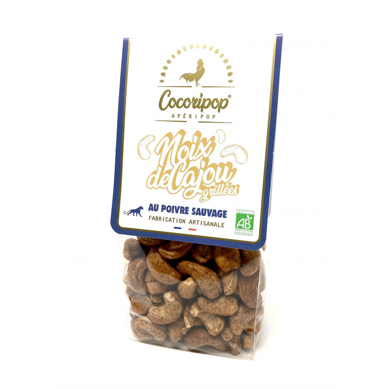 Noix de Cajou Grillées au Poivre Sauvage BIO 125g