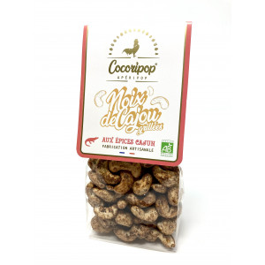 Noix de Cajou Grillées aux Épices Cajun BIO 125g