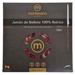 Jambon 100% ibérique bellota Pata Negra. Tranché au couteau 80 g.