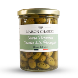 Olives Picholines Cassées à la Provençale - 200gr