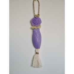 Tresse à savon Cigalou lilas lavande 129g Provence