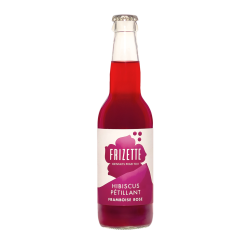FRIZETTE Pétillant Hibiscus Framboise Rose 33cl