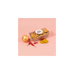 Biscuits apéritifs en barquette saveur Oignon Piment d'Espelette - 60g