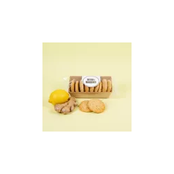 Biscuits sucrés en barquette saveur Gingembre Citron  - 65g
