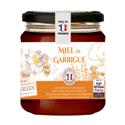 Miel de garrigue de France 375g