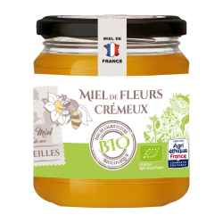 Miel crémeux Bio de France 375g