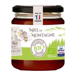 Miel de montagne Bio du Massif du Jura 375g