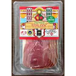 Jambon de Bayonne IGP Label Rouge 4 tranches 80g 12 mois