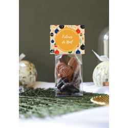 Duo de fritures de Noël chocolat noir et lait Bio 90g