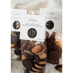 Biscuits Duo Vanille Enrobés Chocolat Noir et Lait BIO 100g
