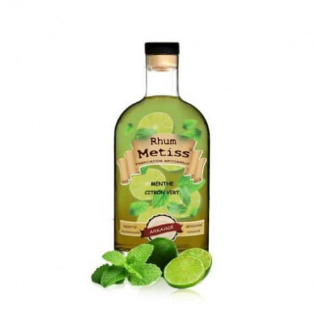 Rhum 40° Menthe Citron Vert