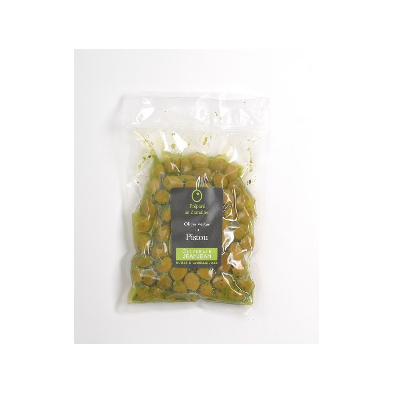 Olives Vertes Picholine au Pistou 250g