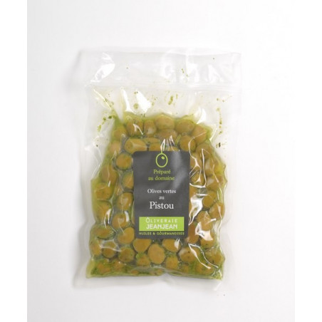 Olives Vertes Picholine au Pistou 250g