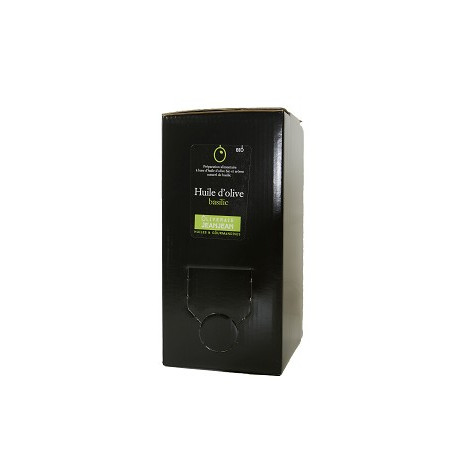 Huile d Olive BIO Basilic 2L